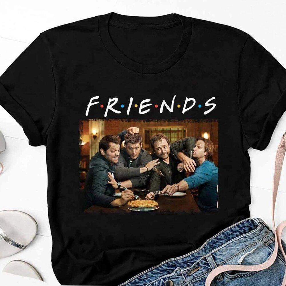 Friends Supernatural T-Shirt Sam And Dean Shirt Tv Series Shirt 165